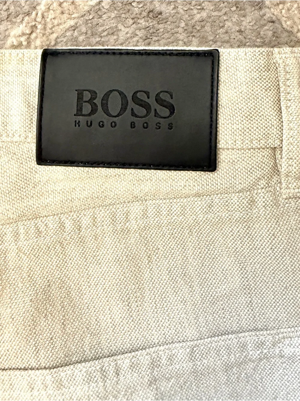 Hugo BOSS Men’s Cream Linen Cotton Vintage 90’s Pants Arkansas
